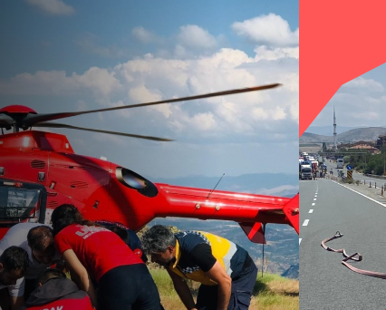 İmdadına Malatya'daki Ambulans Helikopter Yetişti