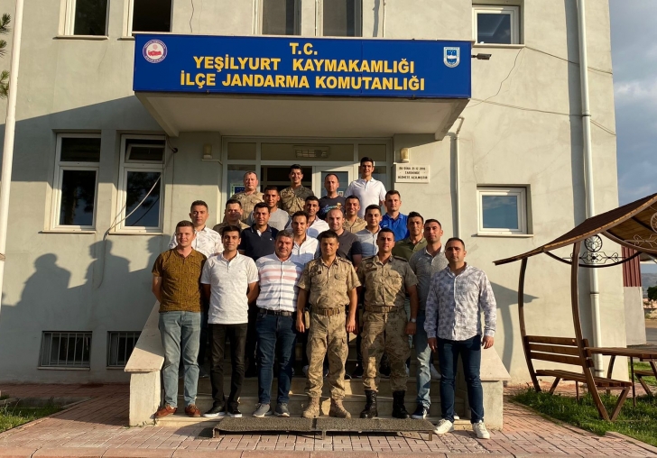 Jandarma'dan Personele Veda Yemeği