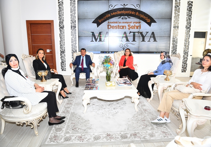 KADEM Malatya İl Temsilciliğinden Başkan Gürkana Ziyaret