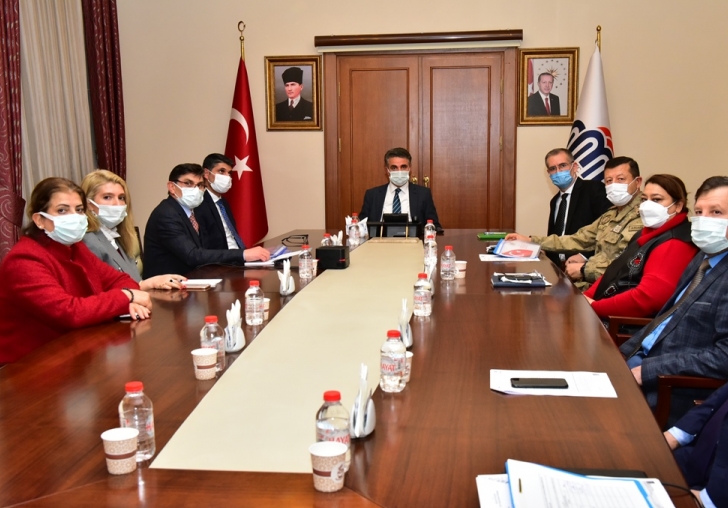 Kadına Yönelik Şiddete Karşı Uluslar Arası Mücadele Günü Kapsamında VKS Toplantısı Yapıldı