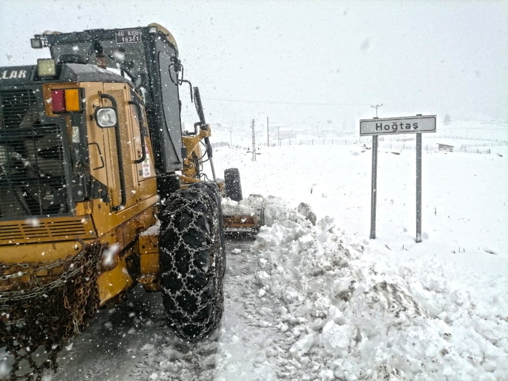 Kahramanmaraş´ta karla mücadele
