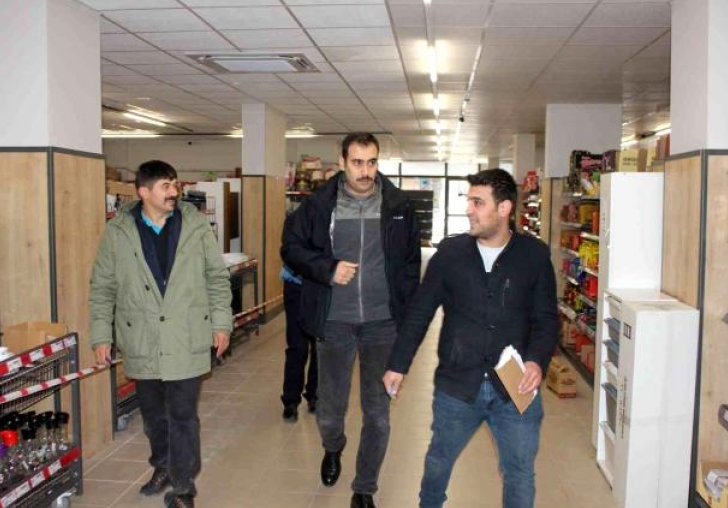 Kahta'da market denetimi