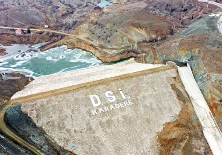 Karadere Barajında Su Tutulmaya Başlandı