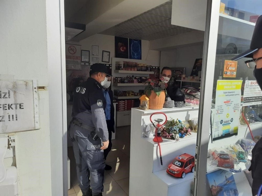 Kaymakam Çakmak bizzat denetime katıldı
