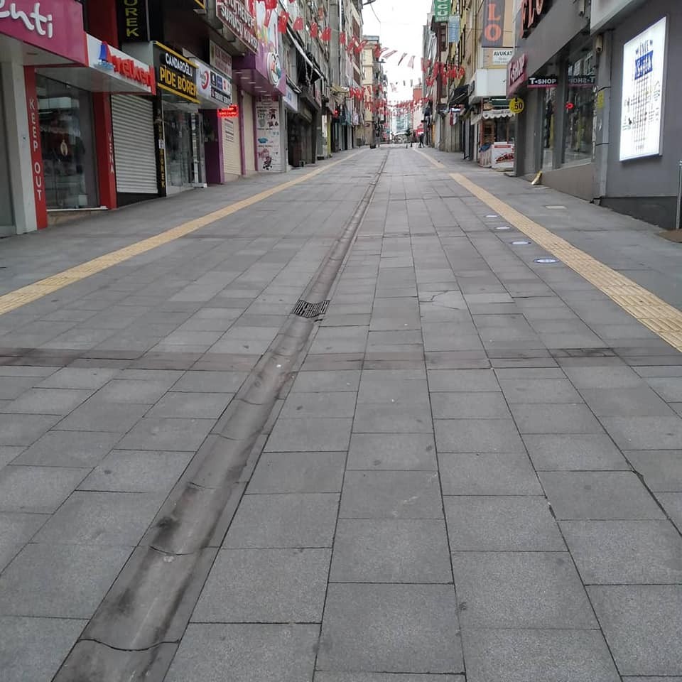 Kırmızı kategoride bulunan Giresun´da caddeler boş kaldı
