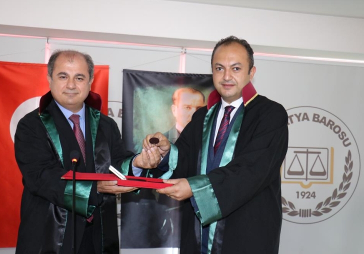 Malatya barosunda devir teslim töreni yapıldı