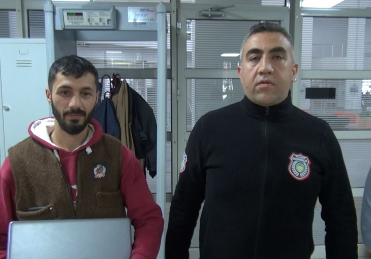 MALATYA BÜYÜKŞEHİR BELEDİYESİ GÜVENLİK PERSONELİNDEN ÖRNEK  DAVRANIŞ