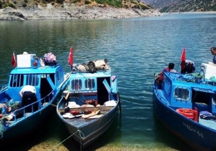 Malatya'da avlanma yapan teknelere sıkı denetim