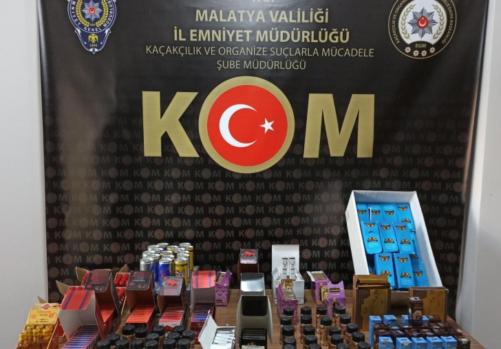 Malatya'da çok sayıda cinsel uyarıcı ürün ele geçirildi