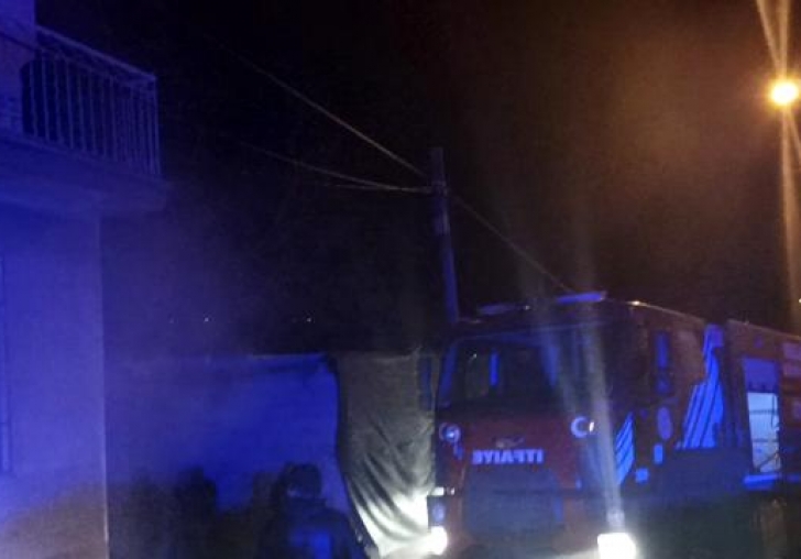 Malatya'da ev yangını