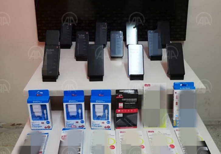 Malatya'da Kaçak Telefon Operasyonu