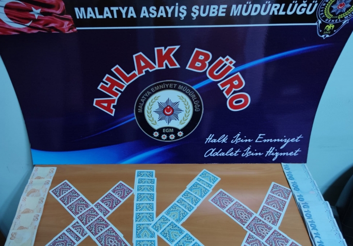 Malatya'da kumar operasyonunda 4 kişi yakalandı