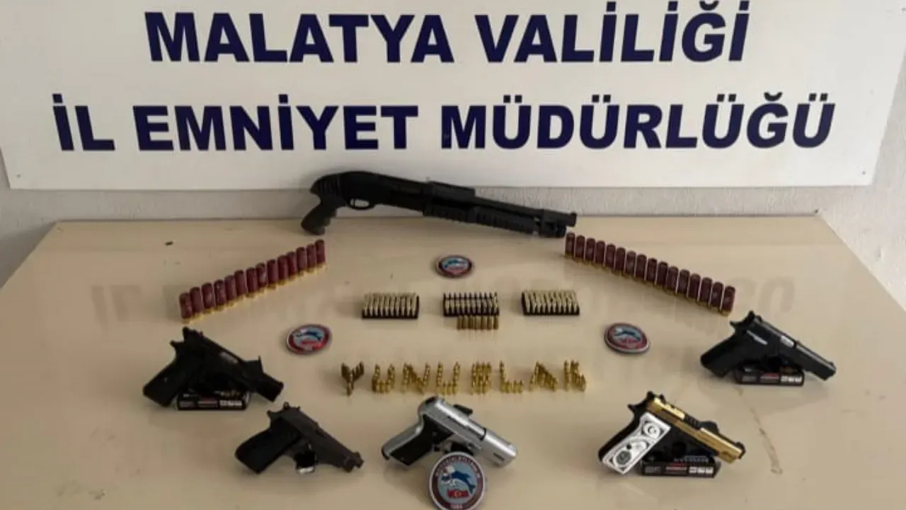 Malatya’da Ruhsatsız Silah Operasyonu: 2 Gözaltı