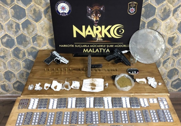 Malatya'da Uyuşturucu Tacirlerine Operasyon