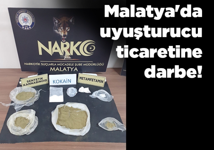 Malatya'da Uyuşturucu Ticaretine Darbe!