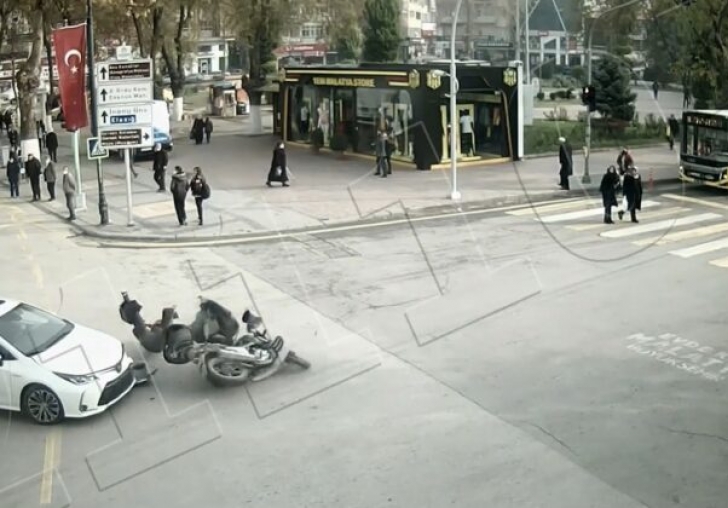 Malatyadaki kazalar kameralara yansıdı