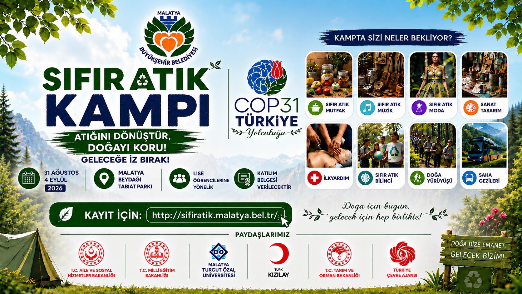 Malatya’dan Cop31 Antalya Yolculuğuna Gençlerin Güçlü Adımı
