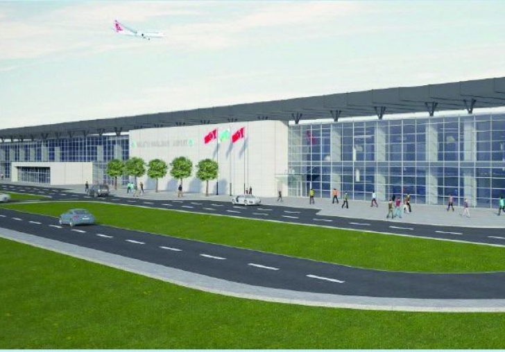 Malatya Havalimanında Yeni Terminal Binası Yapım Çalışması 