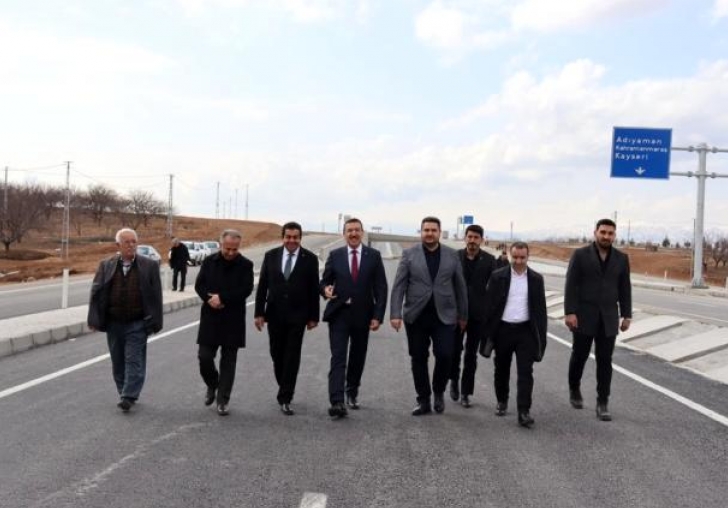 Malatya Kuzey Çevreyolu'nda 26,5 kilometrelik kısım trafiğe açıldı