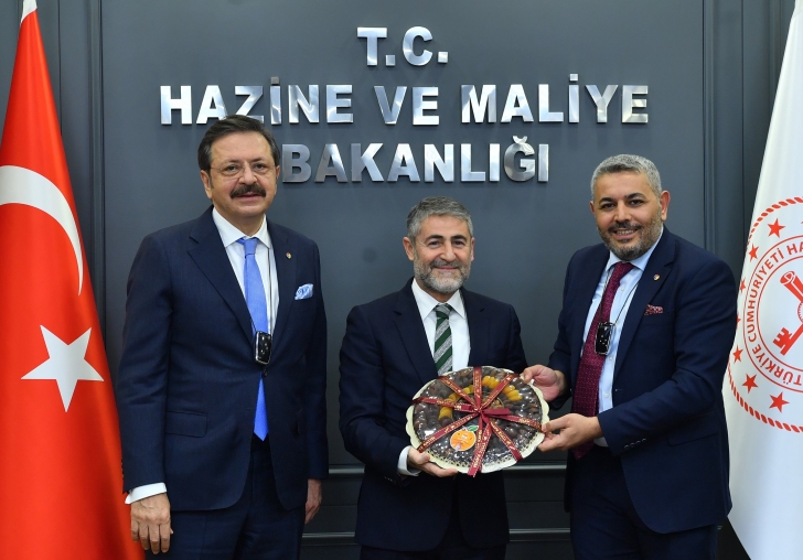 Malatya TSO üyelerinin talepleri Bakan Nebatiye sunuldu