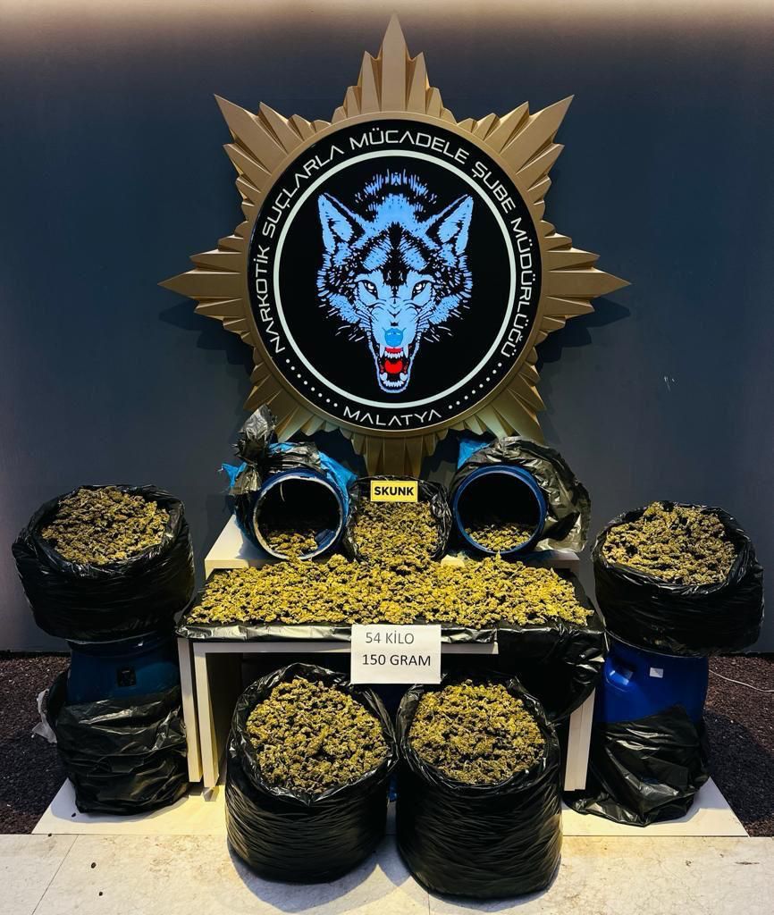 Malatya Valiliği paylaştı Zehir tacirlerine büyük darbe