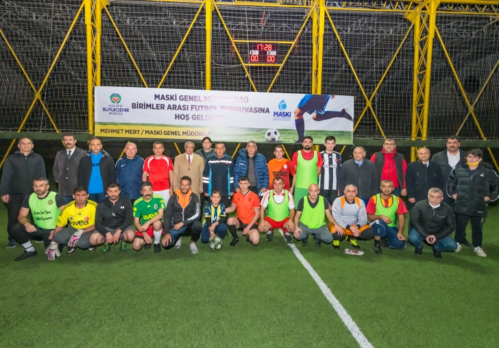 MASKİ, BİRİMLER ARASI FUTBOL  TURNUVASI BAŞLADI