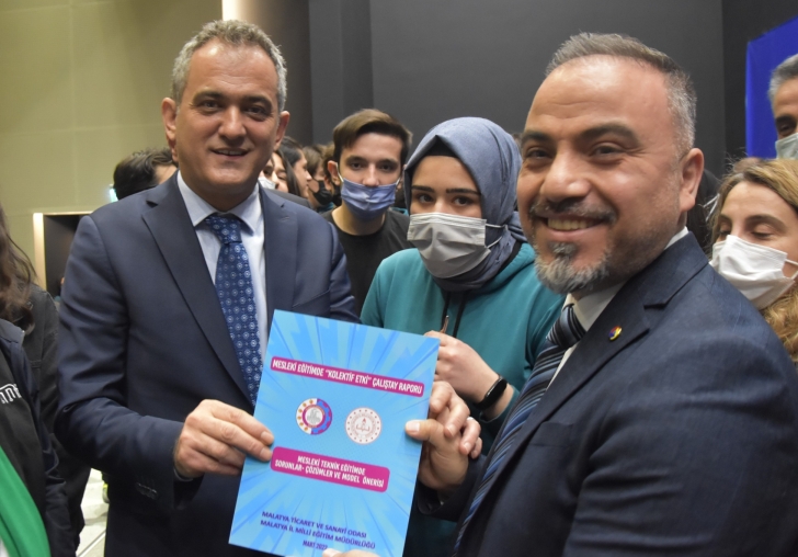 Mesleki Eğitimde Kolektif Etki Çalıştayının raporu Bakan Özere sunuldu
