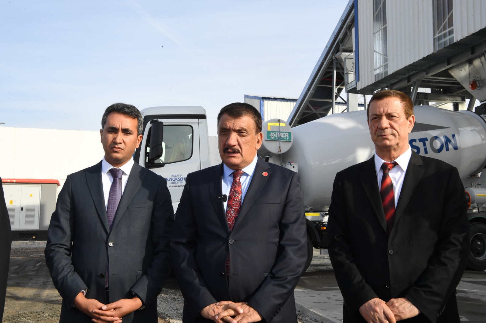 MESTON beton üretim santrali de faaliyete başladı