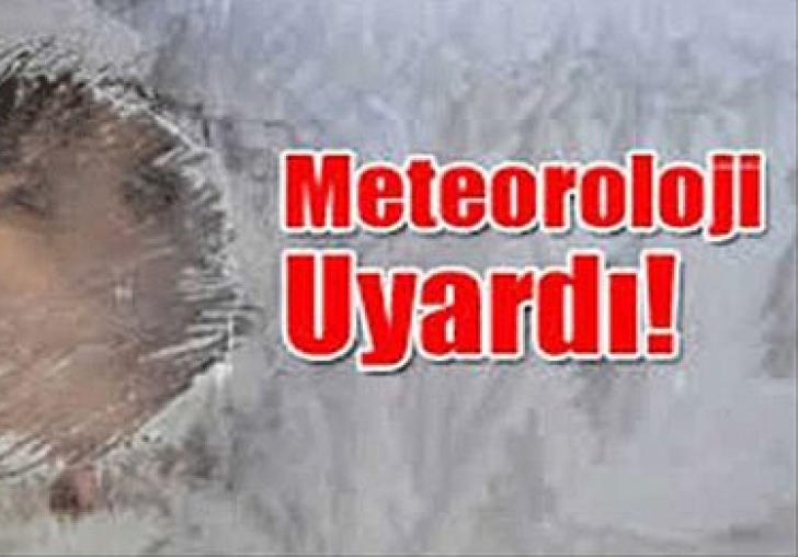 Meteoroloji'den 4 Günlük Zirai Don Uyarısı