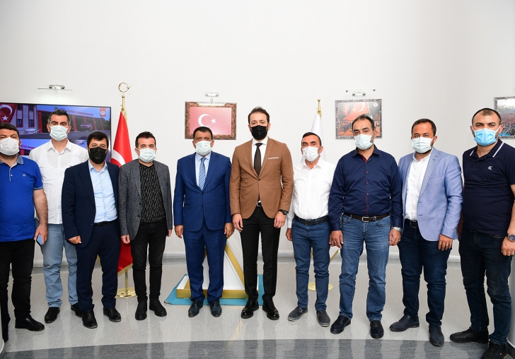 MİMDER Temsilcileri Başkan Gürkanı Ziyaret Etti