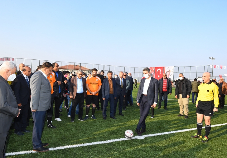 Orduzu Sentetik Çim Sahası düzenlenen törenle hizmete girdi