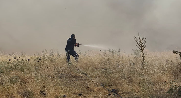 Pütürge'deki Yangına 55 Personel ve 20 Araçla Müdahale Sürüyor