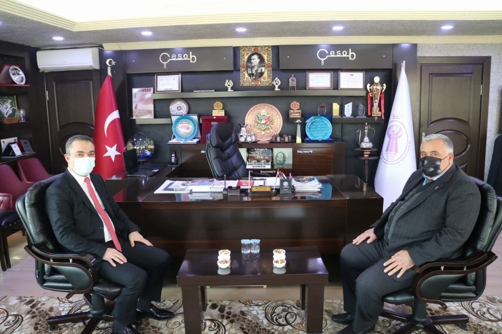 Rektör Öztürk ÇESOB´u ziyaret etti
