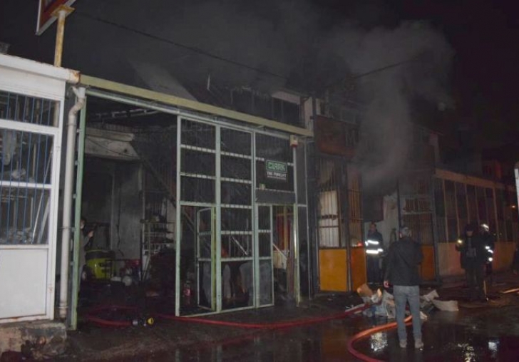 Sanayi Sitesinde Yangın