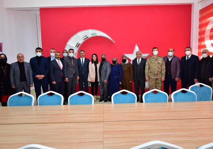 Şehit Mehmet Çelikin Adını Taşıyan Kütüphane Törenle Açıldı