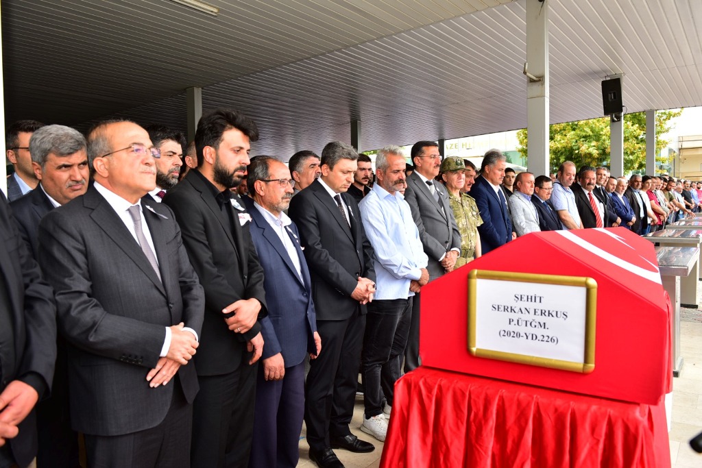 Şehit P. Ütğm. Serkan Erkuş Dualarla Uğurlandı