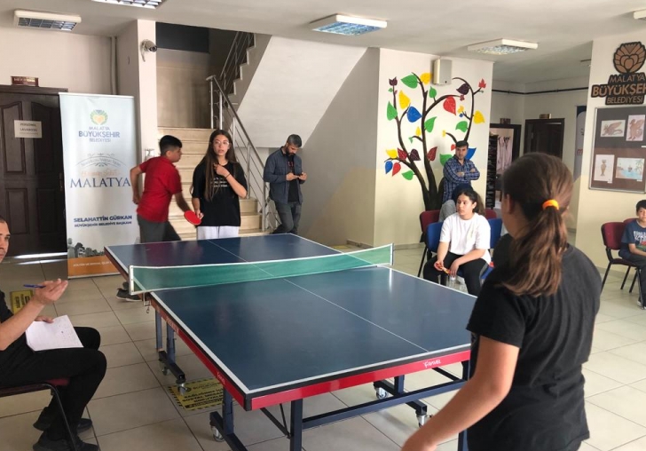 SEMT KONAKLARI ARASI MASA TENİSİ TURNUVASI FİNALİ YAPILDI