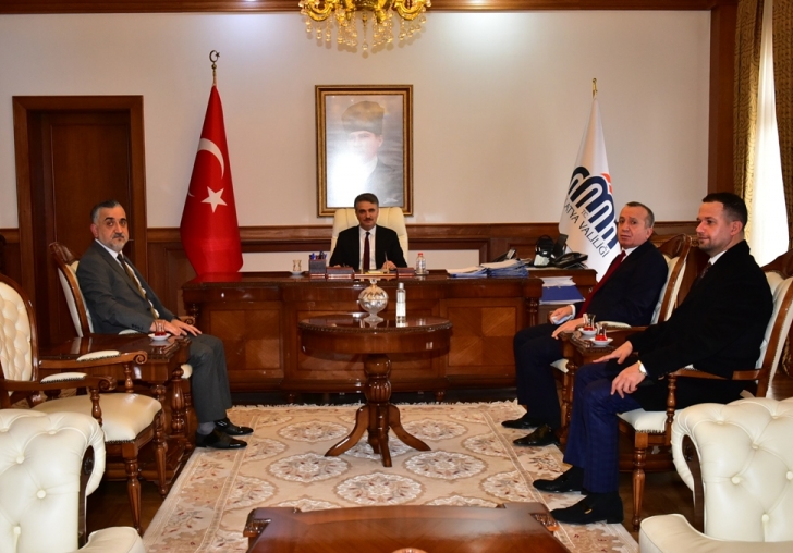 Serbest Muhasebeci Mali Müşavirler Odasından Vali Baruşa Ziyaret