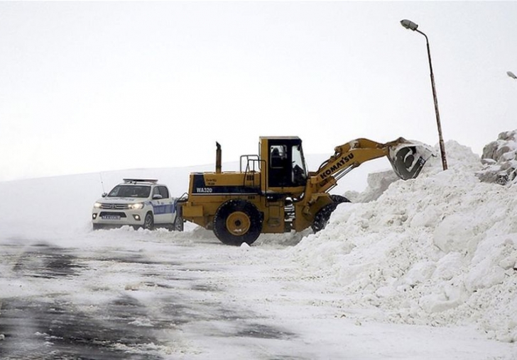 Sivas- Malatya Ulaşımına Kar Engeli