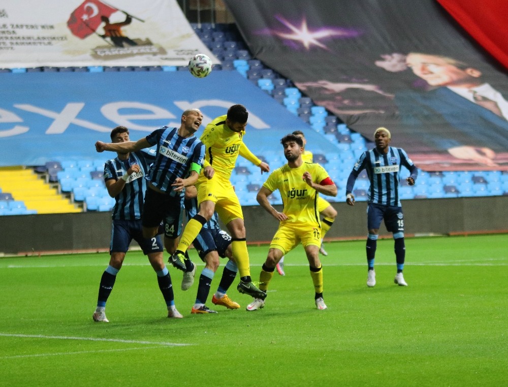 TFF 1. Lig: Adana Demirspor: 1 - İstanbulspor: 0 (İlk yarı sonucu)
