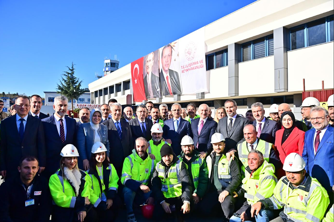TRABZON YENİ HAVALİMANI 1. ETAP ÇALIŞMALARI NİSAN 2025'TE TAMAMLANACAK