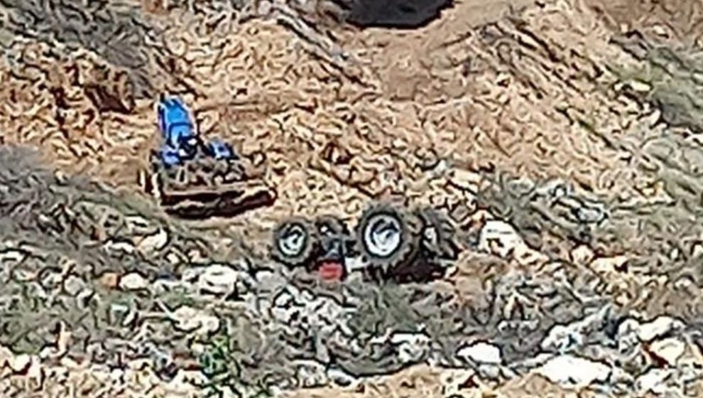 Traktör 200 Metrelik Uçuruma Yuvarlandı