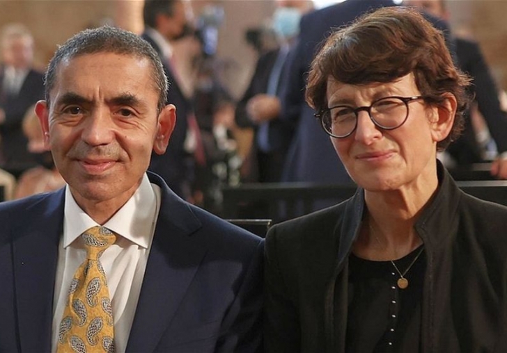 Türeci ve Şahin'e Almanya'nın En Önemli Tıp Ödülü