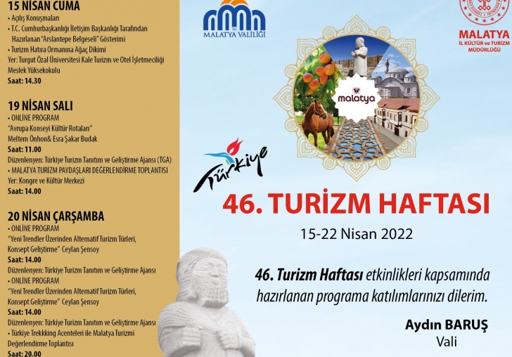 TURİZM HAFTASI MESAJI