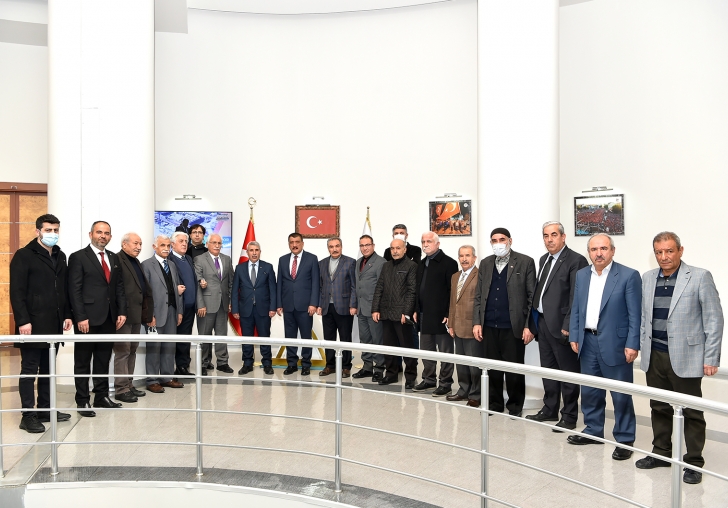 TÜRK OCAKLARI YÖNETİMİNDEN BAŞKAN GÜRKANA ZİYARET