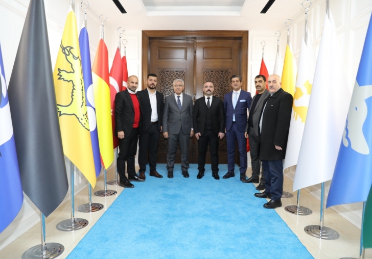 ÜLKÜ OCAKLARINDAN BAŞKAN GÜDERE İADE-İ ZİYARET