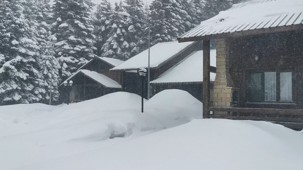 Uludağ´a mart karı yağdı
