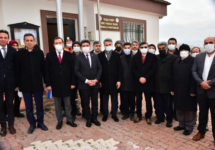 Vali Baruş, Cevatpaşa ve Yavuz Selim Mahalle Muhtarlarını Ziyaret Etti