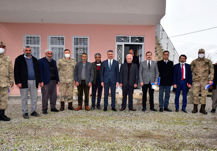 Vali Baruş, Toygar ve Boran Mahalle Muhtarlarını Ziyaret Etti