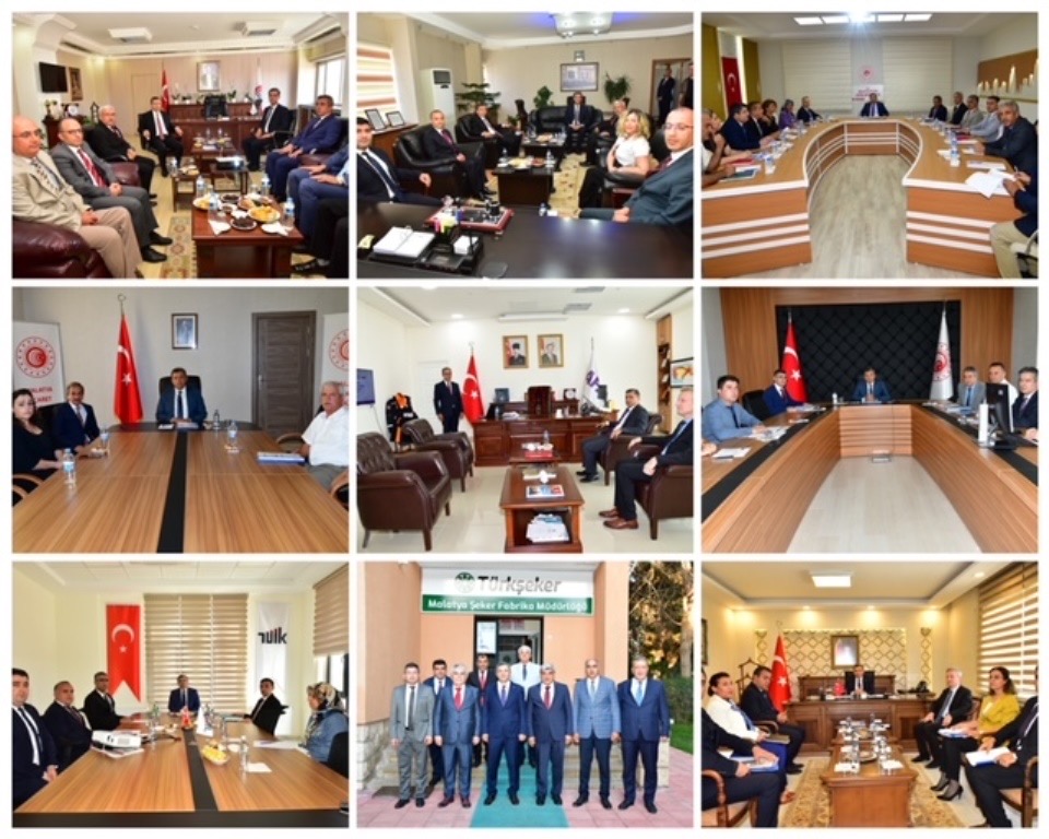 Vali Hulusi Şahin, Kamu Kurum ve Kuruluşlarından Brifing Aldı